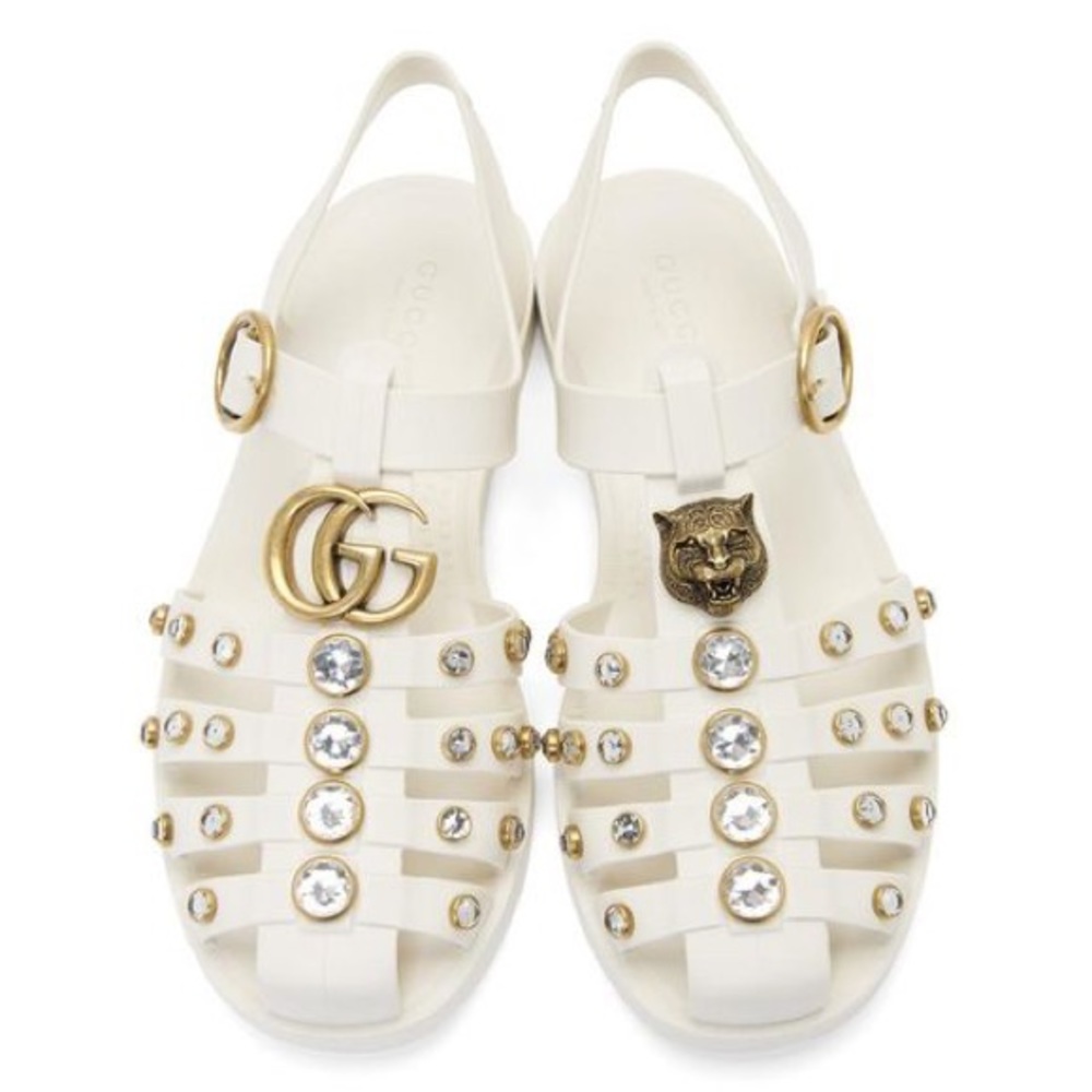 Gucci Jelly Cage Sandals- 36 -Retail $800